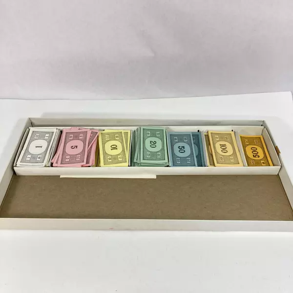 Vintage 1961 Parker Brothers Monopoly Board Game No.9 Missing Pieces