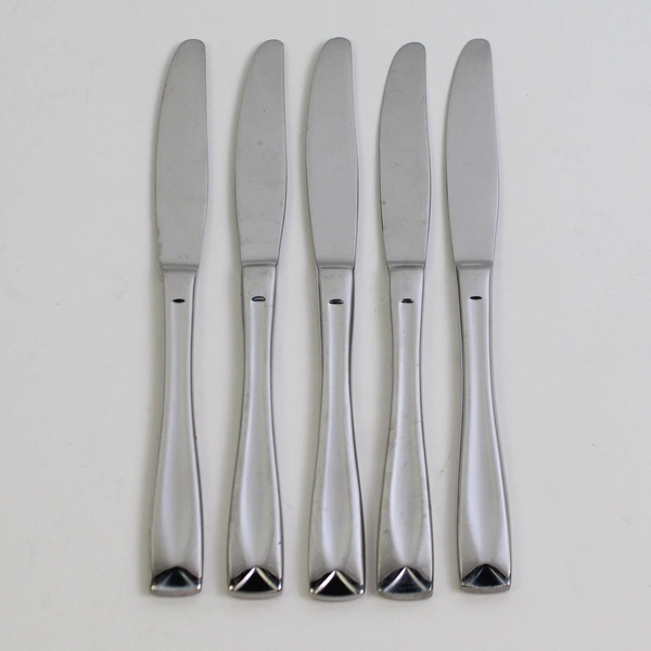 Set of 5 Oneida Lincoln Stainless Steel Dinner Knives