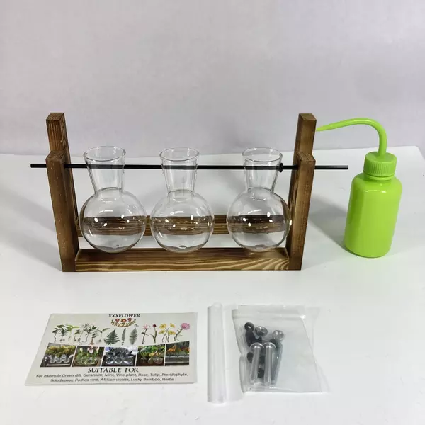 XXXFlower Terrarium Kit For Herbs Bulbs Small Plants