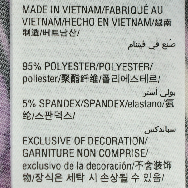 Alfani Purple Dotted Striped 3/4 Sleeve Blouse Women's Size PL Good Condition