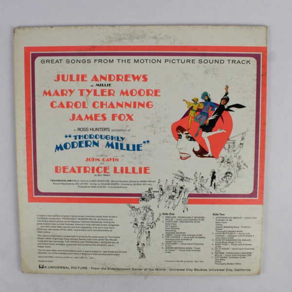 Thoroughly Modern Millie Original Soundtrack 1967 Vinyl