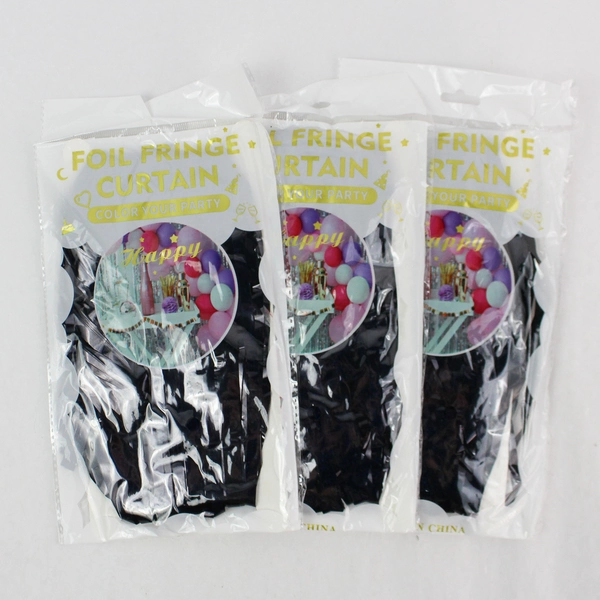 Lot of 4 Color Your Party Packages 3 Sealed Bags Each Black Foil Decorations