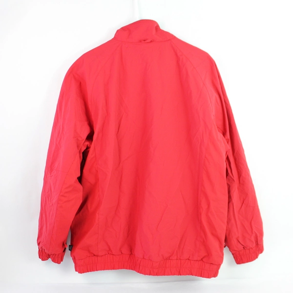 WearGuard Red Nylon Windbreaker Jacket Men's XL - Flawed, Unique Embroidery