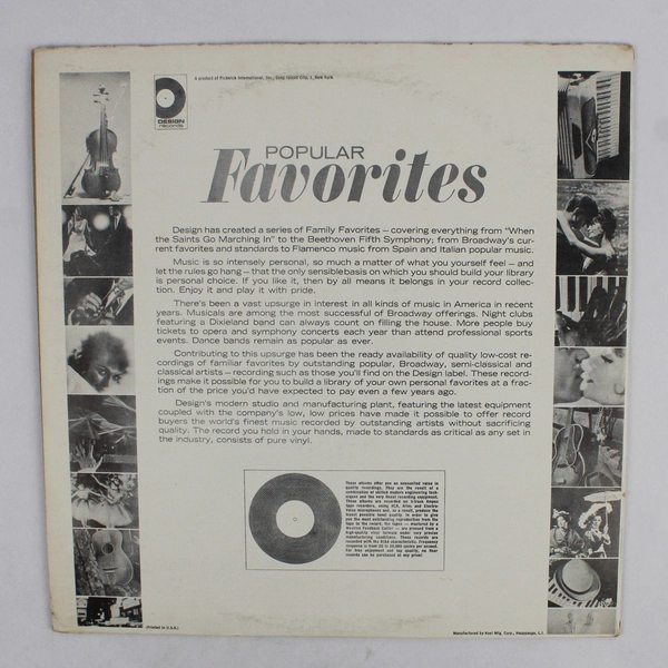 Mal Hasset and His Orchestra South Pacific 1958 LP 12" Vinyl