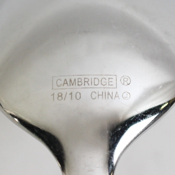 Set of 3 Cambridge Stainless Steel Eloquence Oval Soup Spoons 18/10 Glossy