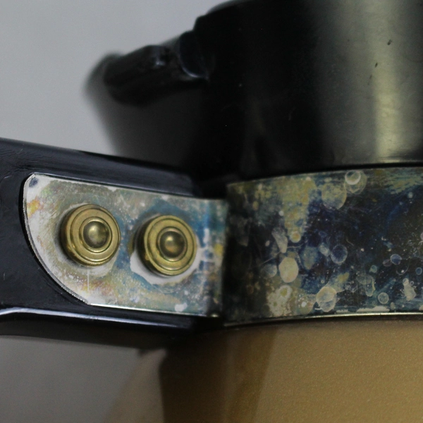 Thermo-Serv Insulated Coffee Pot w/ Flip Top, 44 oz Capacity Gold & Black 