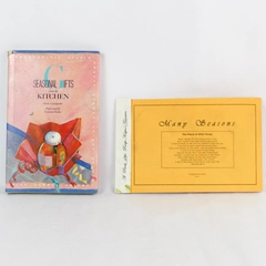 Lot of 2 Cookbooks: Seasonal Gifts from the Kitchen 1983 & Many Seasons 2010