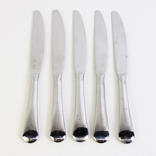 Set of 5 Cambridge Stainless Steel Eloquence Butter Knives 18/10 Glossy Finish