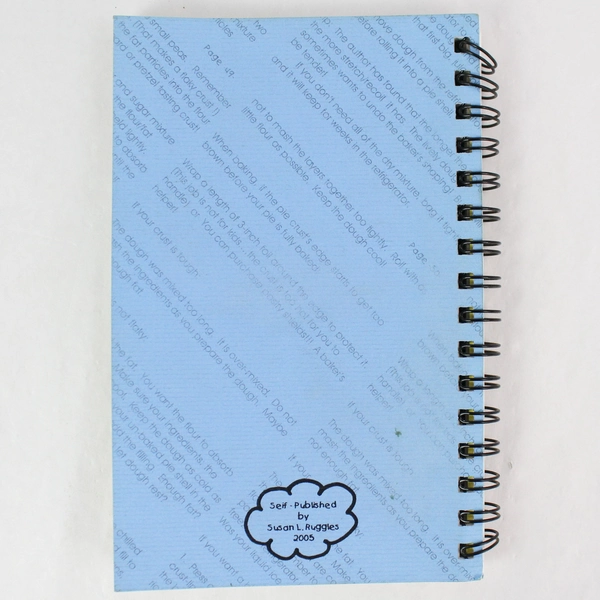 Su-Su's Pie Journey Cookbook by Susan L. Ruggles - Spiral Bound, Pre-Owned