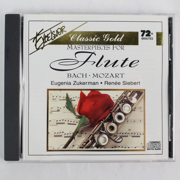 Excelsior Classic Gold Masterpieces for Flute CD 1994 - Eugenia Zukerman