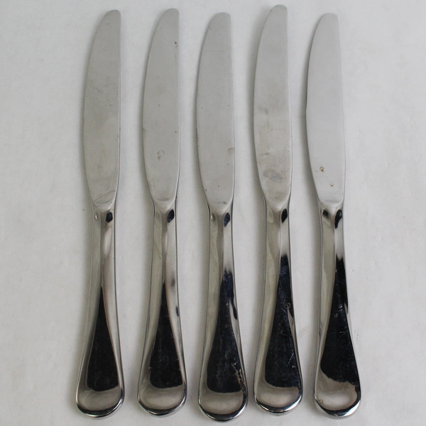 Set of 5 Cambridge Stainless Steel Eloquence Butter Knives 18/10 Glossy Finish