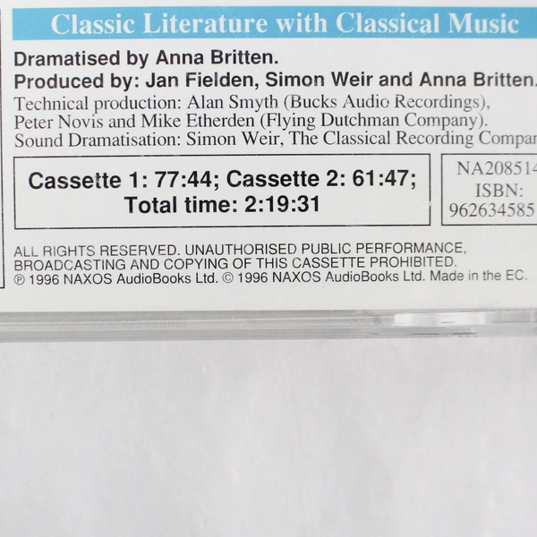 Set of 2 E. Nesbit The Railway Children Audiobook Cassettes 1996 Naxos
