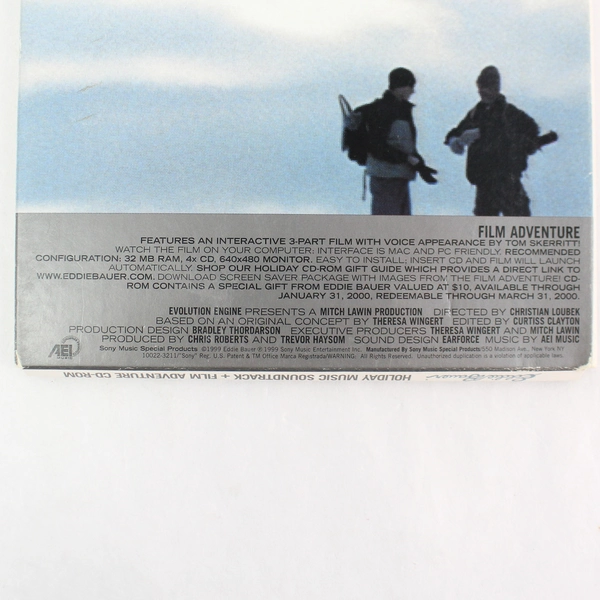 Holiday Music Soundtrack and Film Adventure CD-ROM 1999 Eddie Bauer