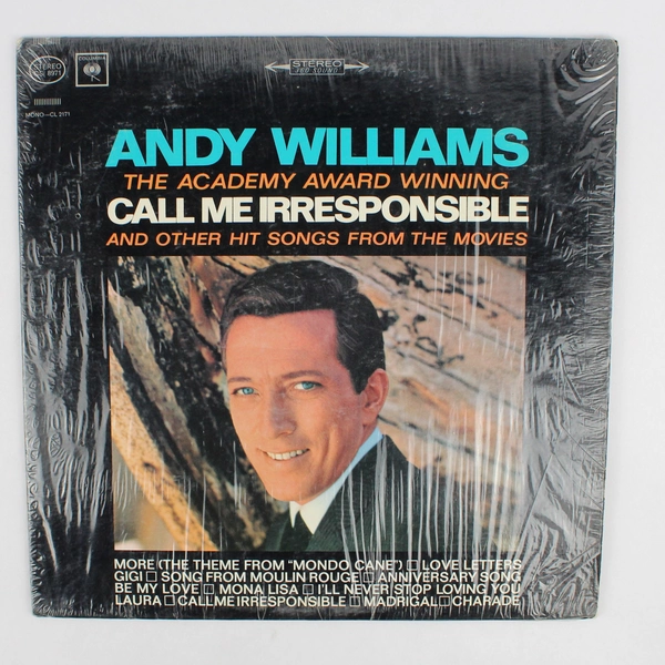 Andy Williams Call Me Irresponsible 1964 LP 12" Vinyl Stereo