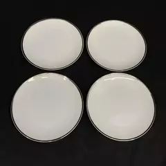 Lot of 4 Vintage Royal Song China Simplicity Bread Plates 6.5"