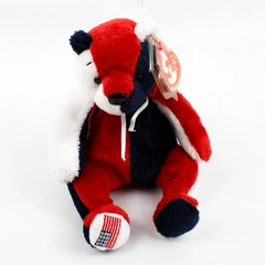 2001 Ty Beanie Babies Patriot the Bear with Tags Plush Toy