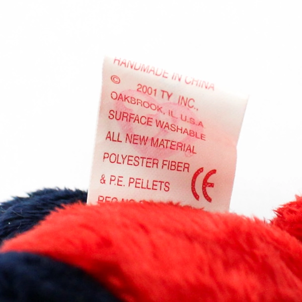 2001 Ty Beanie Babies Patriot the Bear with Tags Plush Toy