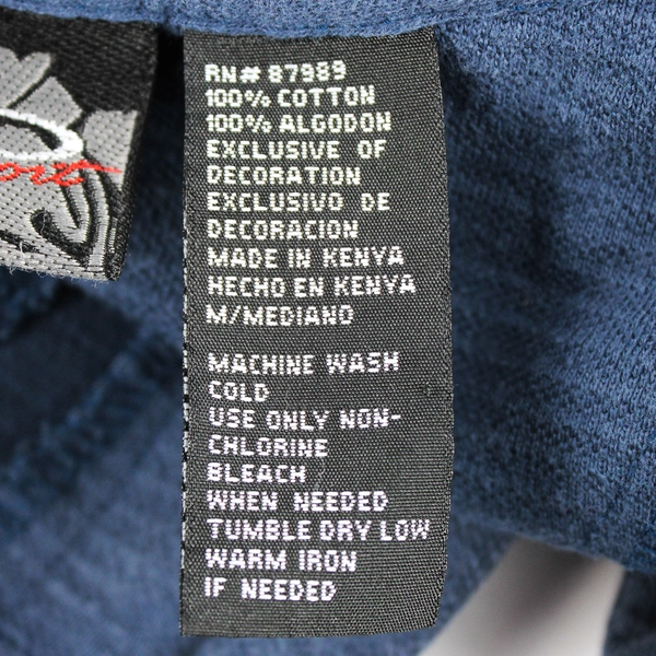 Ocean Pacific Blue Cotton Polo Shirt Men's Size Medium