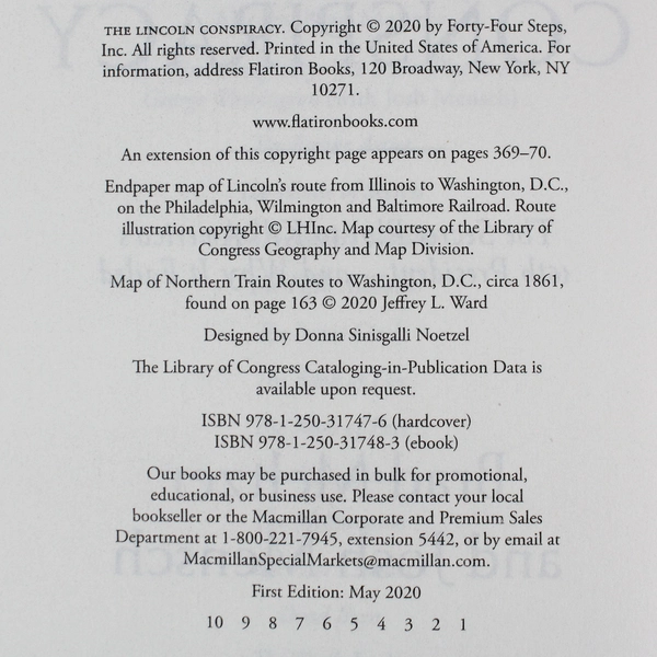 The Lincoln Conspiracy Book - Secret Plot to Kill America's 16th President