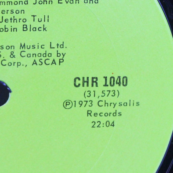 Jethro Tull A Passion Play Vinyl LP Chrysalis CHR 1040 1973 Gatefold Booklet