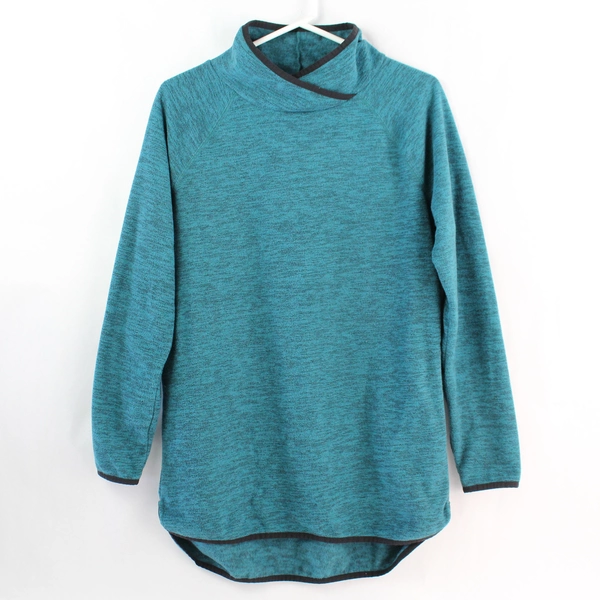 Tek Gear Teal Green Long-Sleeved Fleece Shirt Men's Medium Good Condition