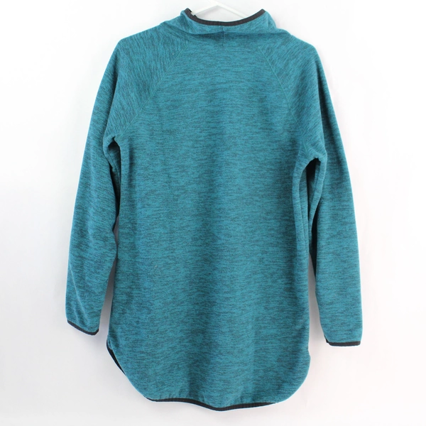 Tek Gear Teal Green Long-Sleeved Fleece Shirt Men's Medium Good Condition