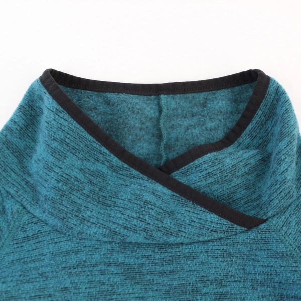 Tek Gear Teal Green Long-Sleeved Fleece Shirt Men's Medium Good Condition