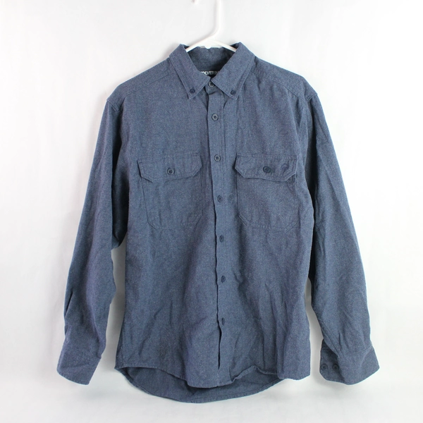 Wolverine Blue Long-Sleeved Button-Down Shirt Men's Size M - Good Condition