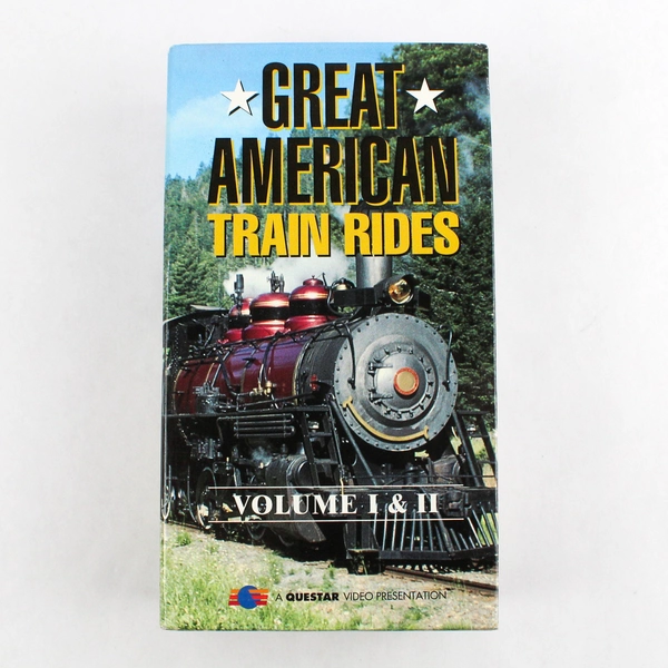 Box Set VHS Tape Great American Train Rides Vol 1 & 2 