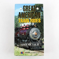 Box Set VHS Tape Great American Train Rides Vol 1 & 2 