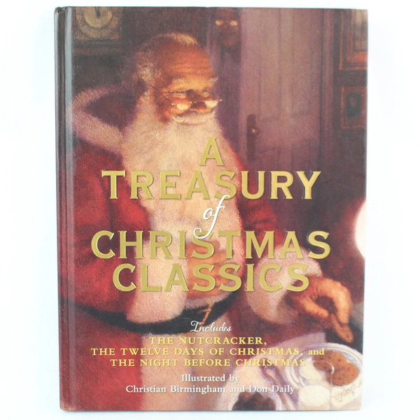 A Treasury of Christmas Classics 2014 Hardcover - Pre-owned with Tear