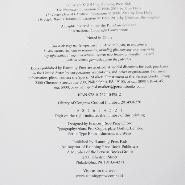 A Treasury of Christmas Classics 2014 Hardcover - Pre-owned with Tear