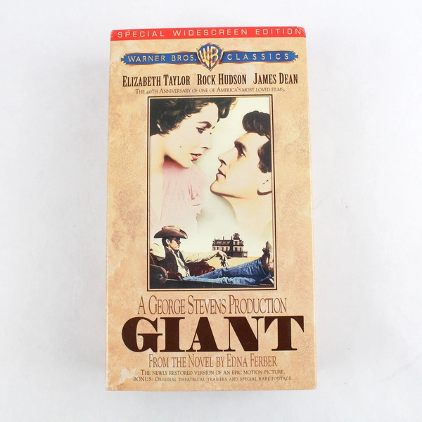 Giant VHS 2 Tape Set 1956 Family Classic, 1996 Special Widescreen Edition
