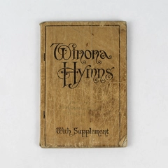 Antique Hymnal Winona Hymns From The Westminster Press 1906 Soft Cover