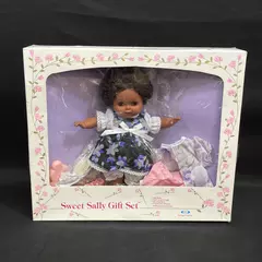 1990 Cititoy Sweet Sally African American Doll Gift Set Original Box