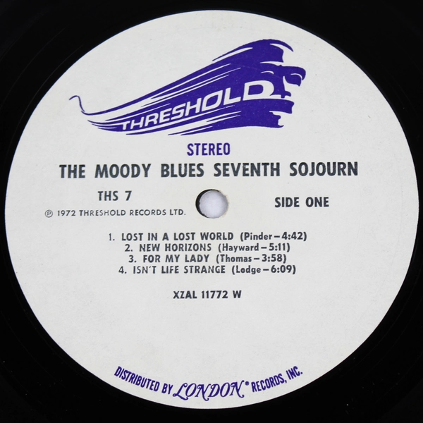 The Moody Blues Seventh Sojourn 1972 Vinyl LP Gatefold Threshold Records