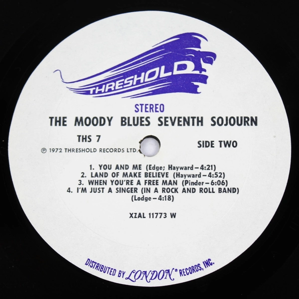 The Moody Blues Seventh Sojourn 1972 Vinyl LP Gatefold Threshold Records