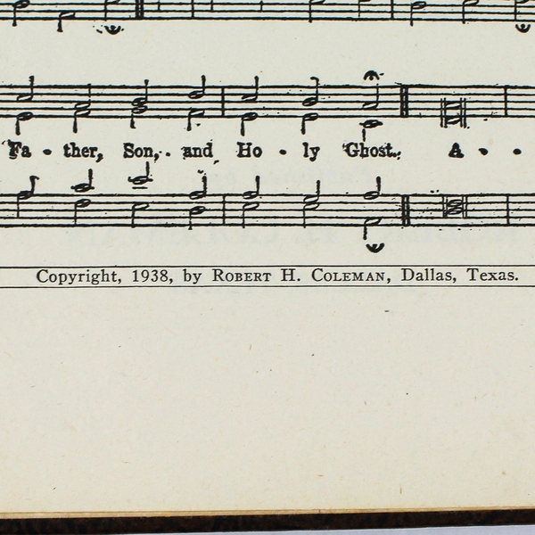 Precious Hymns Compiled Edited by Robert H Coleman 1938 Hardcover