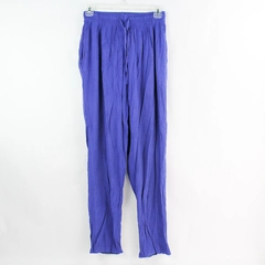 Alfred Dunner Purple Lounge Pants Women's Size 10 Casual Drawstring Pre-Owned