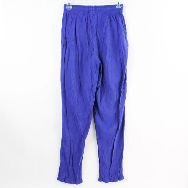 Alfred Dunner Purple Lounge Pants Women's Size 10 Casual Drawstring Pre-Owned