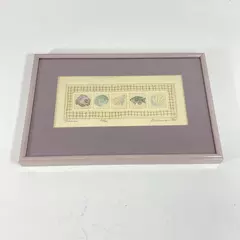 1988 Brooke Morrison Limited Edition Framed Embossed Print "Fishes"