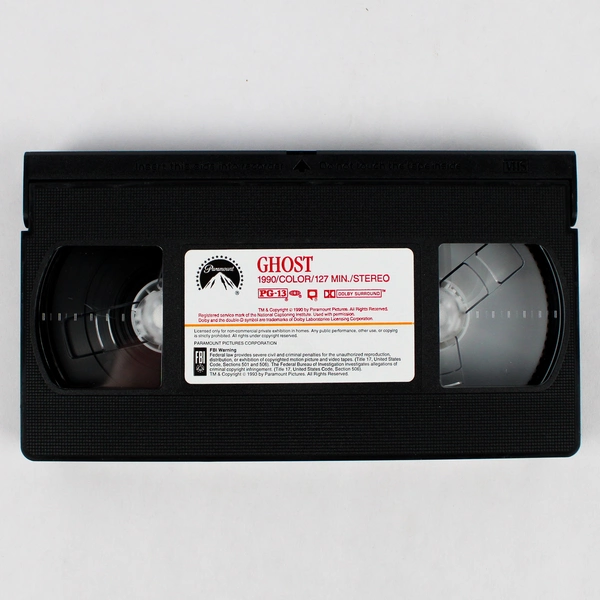 Ghost 1993 McDonald's Paramount Pictures VHS 1990 Thriller Romance Film