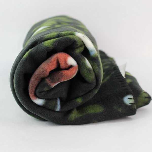 Carlton Cards Christmas Snowman Holiday Fleece Throw Blanket 51" x 59"