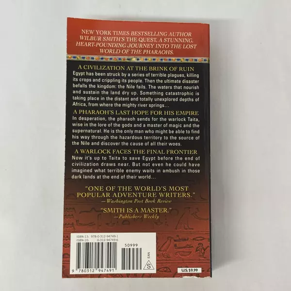 The Quest by Wilbur Smith 2008 Paperback