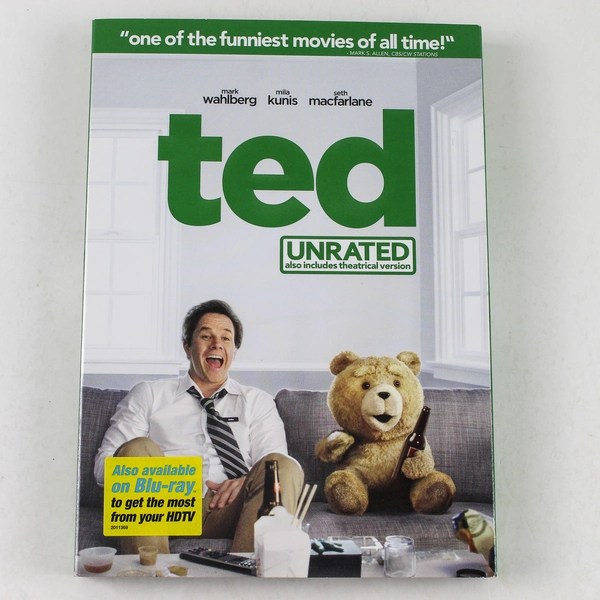 Ted DVD 2012 Mark Wahlberg Mila Kunis Comedy Classic - Pre-Owned, Untested