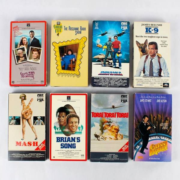 Mixed Lot of 8 Comedy Sport War Drama Action Films on VHS