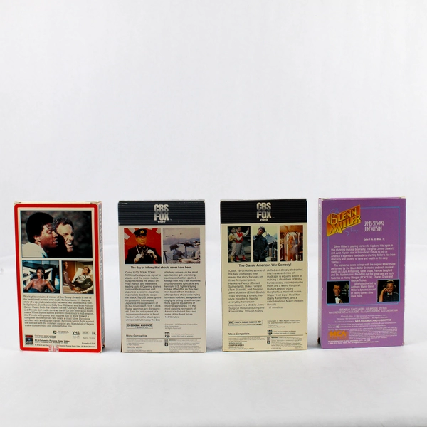 Mixed Lot of 8 Comedy Sport War Drama Action Films on VHS