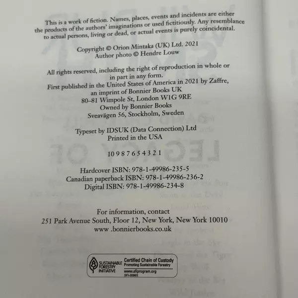 Legacy of War by Wilbur Smith with David Churchill 2021 Hardcover