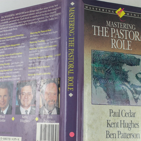 Mastering the Pastoral Role by Patterson, Cedar & Hughes 1993 Hardcover