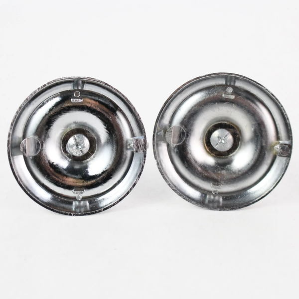 Silver-Tone Metal Towel Rod Holder Set Replacement Bathroom Hardware